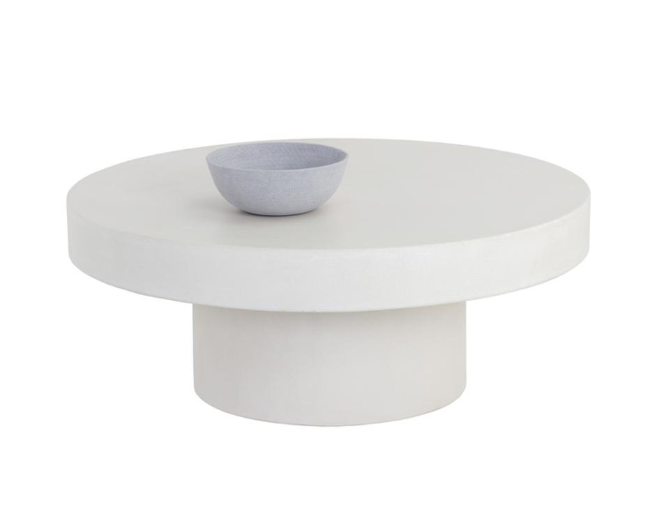 BRANDO COFFEE TABLE - WHITE by Sunpan