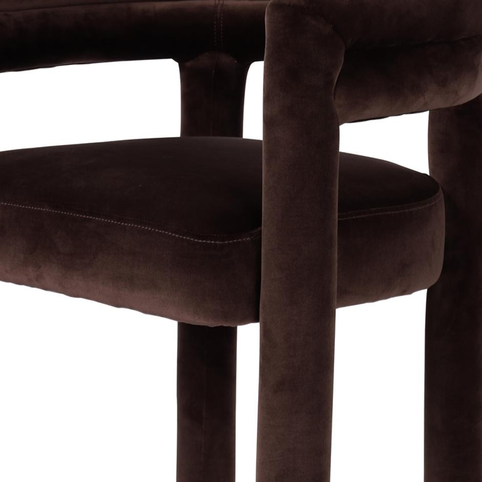Tacova Bar Stool in Surrey Cocoa by FOUR HANDS