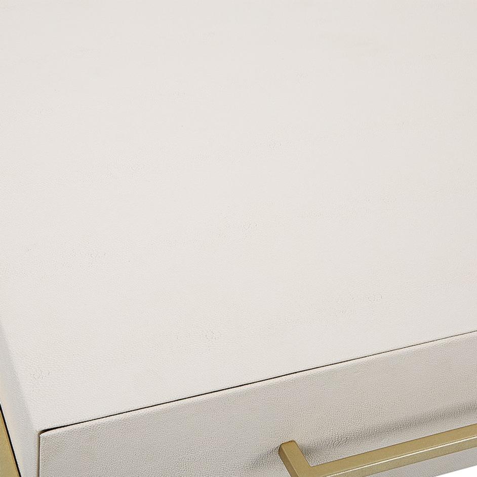 Jewel Modern White Desk by Uttermost