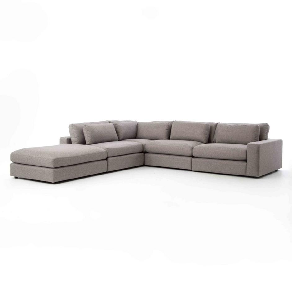 Bloor Sectional Raf in Chess Pewter by FOUR HANDS
