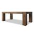 Abaso Dining Table - Rustic Wormwood Oak by Four Hands