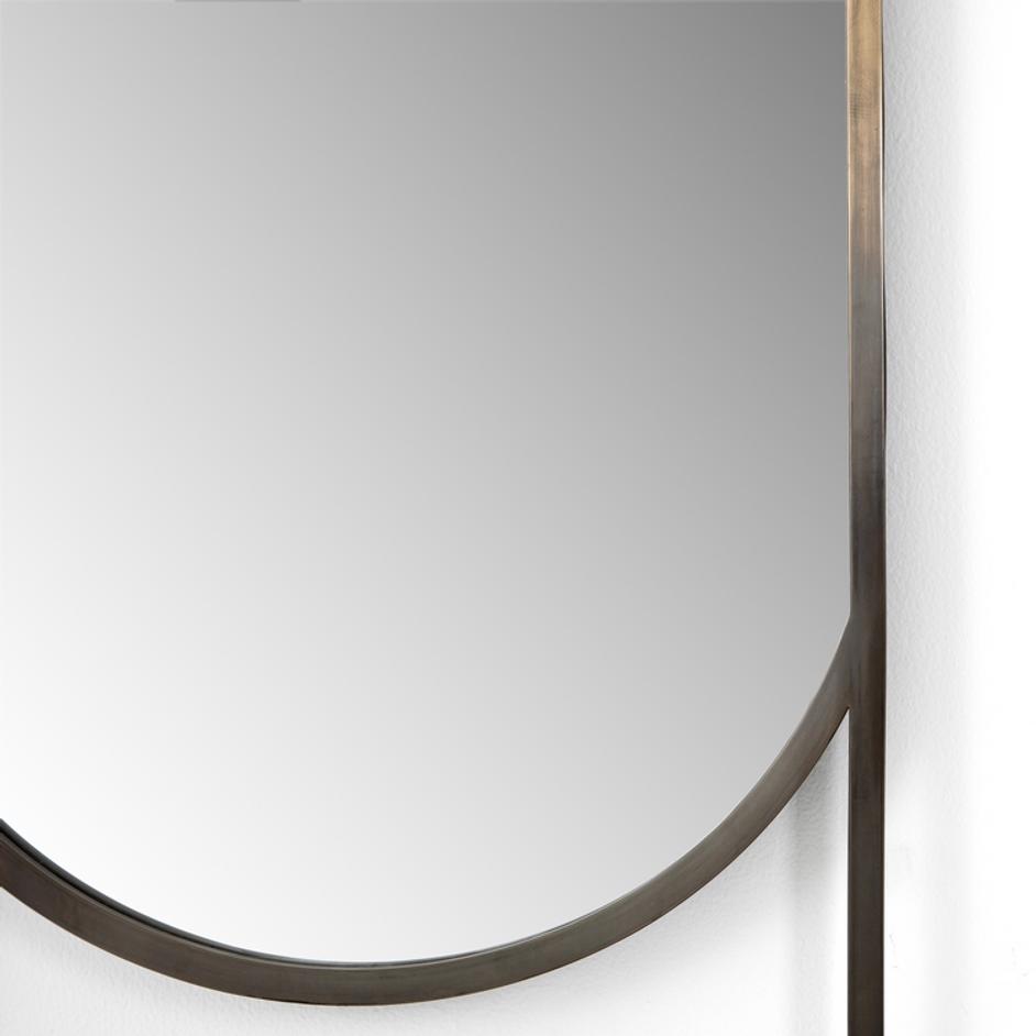Dawson Floor Mirror in Ombre Brass by FOUR HANDS