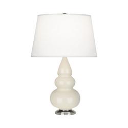 Bone Small Triple Gourd Accent Lamp by Robert Abbey