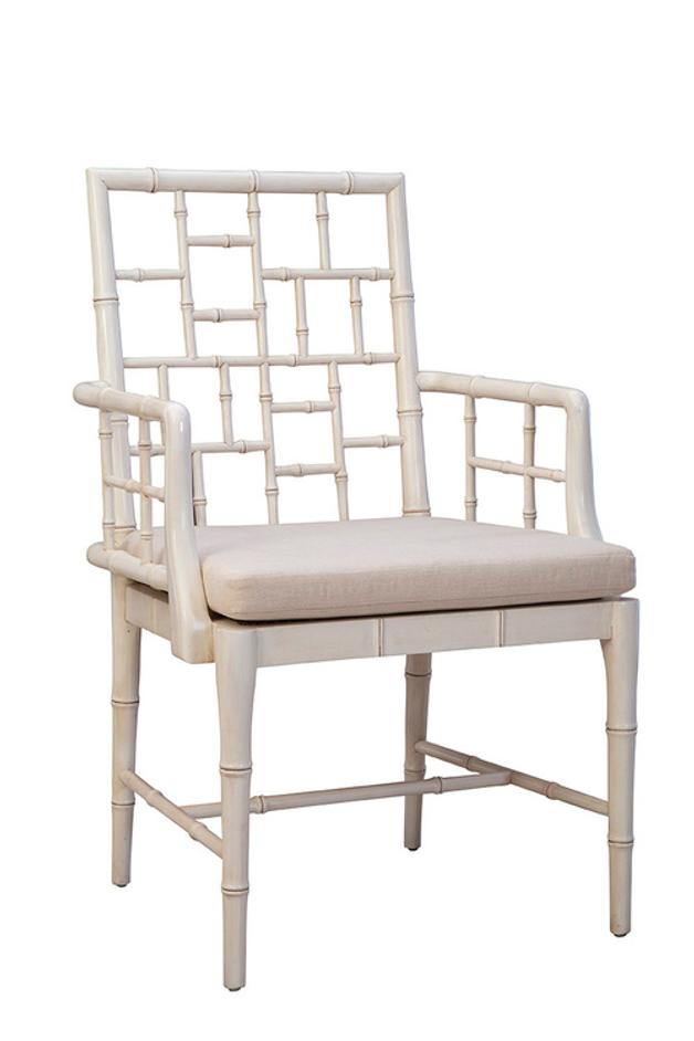 Cream Hugo Arm Chair by Furniture Classics