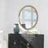 Taza Gold Round Mirror by Uttermost