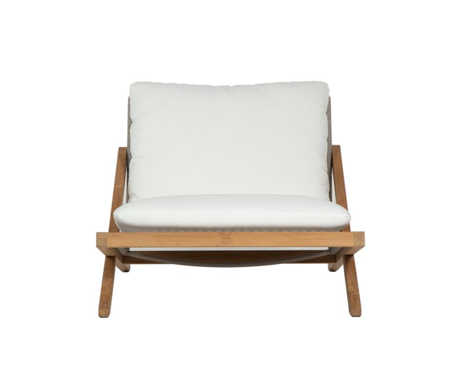 BARI LOUNGE CHAIR - NATURAL - STINSON WHITE by Sunpan