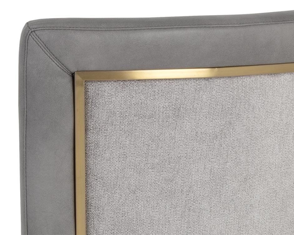 Alister Barstool - Bravo Metal / Polo Club Stone by Sunpan