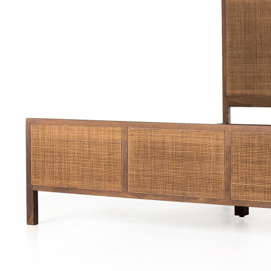 Sydney Bed In Brown Wash In Queen by FOUR HANDS