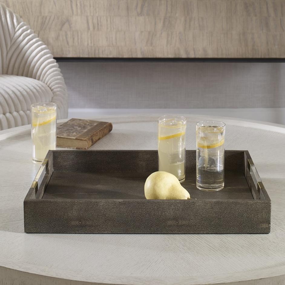 Wessex Gray Tray by Uttermost