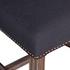 Darcy Dining Chair Dark Grey Linen Driftwood Finish by Home Trends & Design