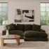 Plunge Sectional Dark Green by Moes Home