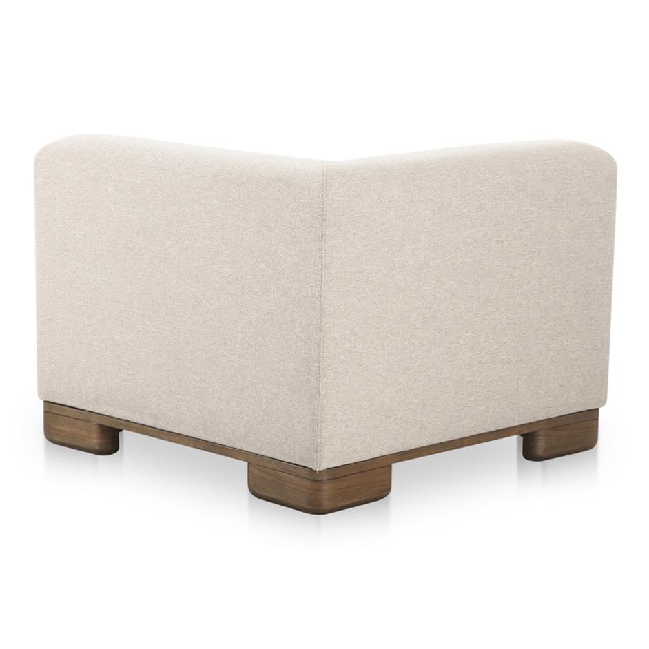 June Corner Chair Oatmeal by Moes Home