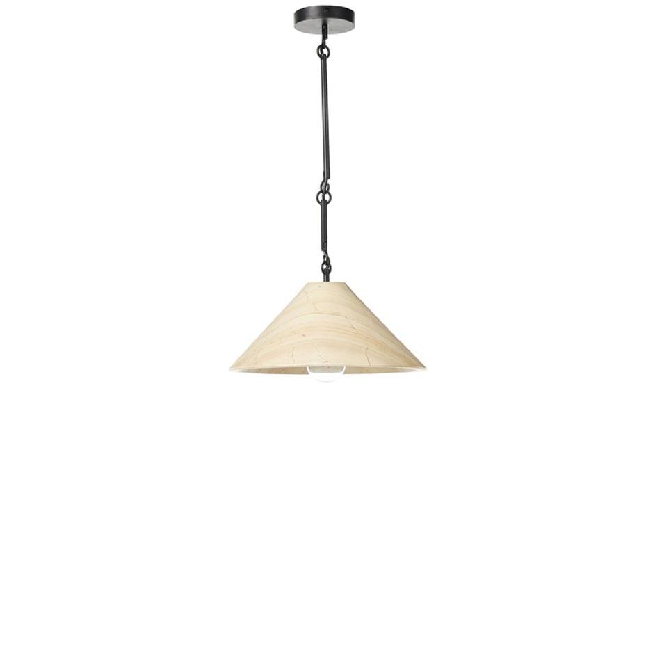 Concetta Pendant - Ecru Marble Solid by Four Hands