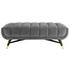 Scholar 47.5" Performance Velvet Bench In Gray by Modway Furniture