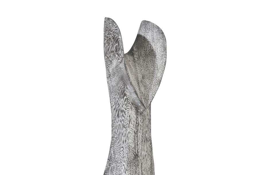 Cat Sculpture, Grey Stone, Small by PHILLIPS COLLECTION