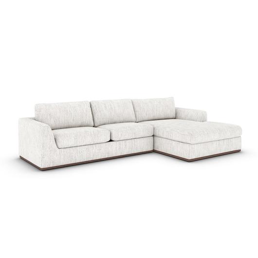 Colt 2Pc Sectional In Raf Chaise In Cotton by FOUR HANDS