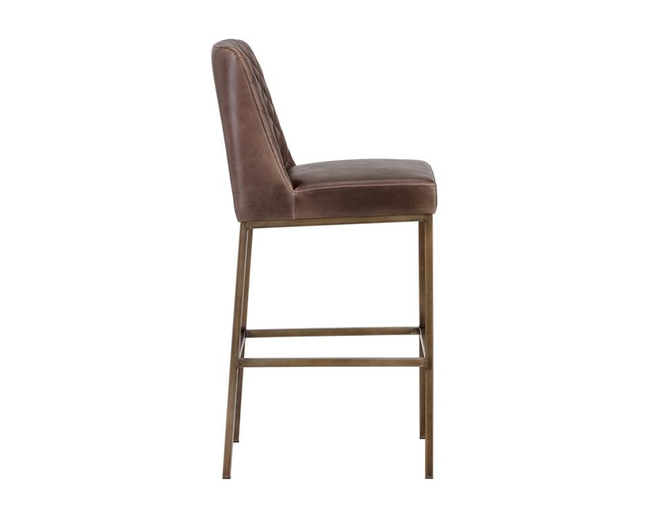 Leighland Barstool - Havana Dark Brown by Sunpan