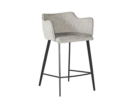 Griffin Counter Stool - November Grey / Bravo Cognac by Sunpan