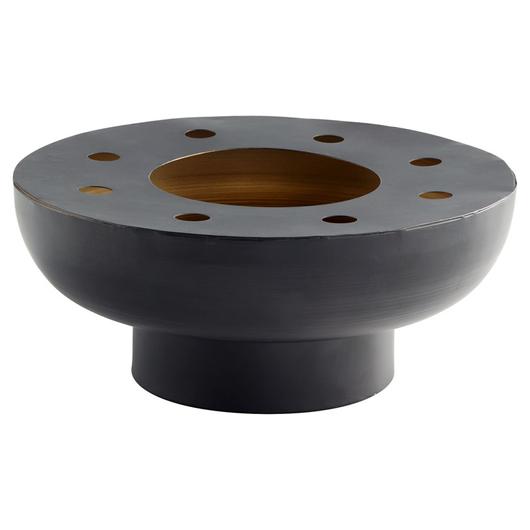 Naktis Bowl| Black| Brass by Cyan Design