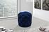 Joshua Ottoman/Stool In Navy Velvet by Meridian Furniture