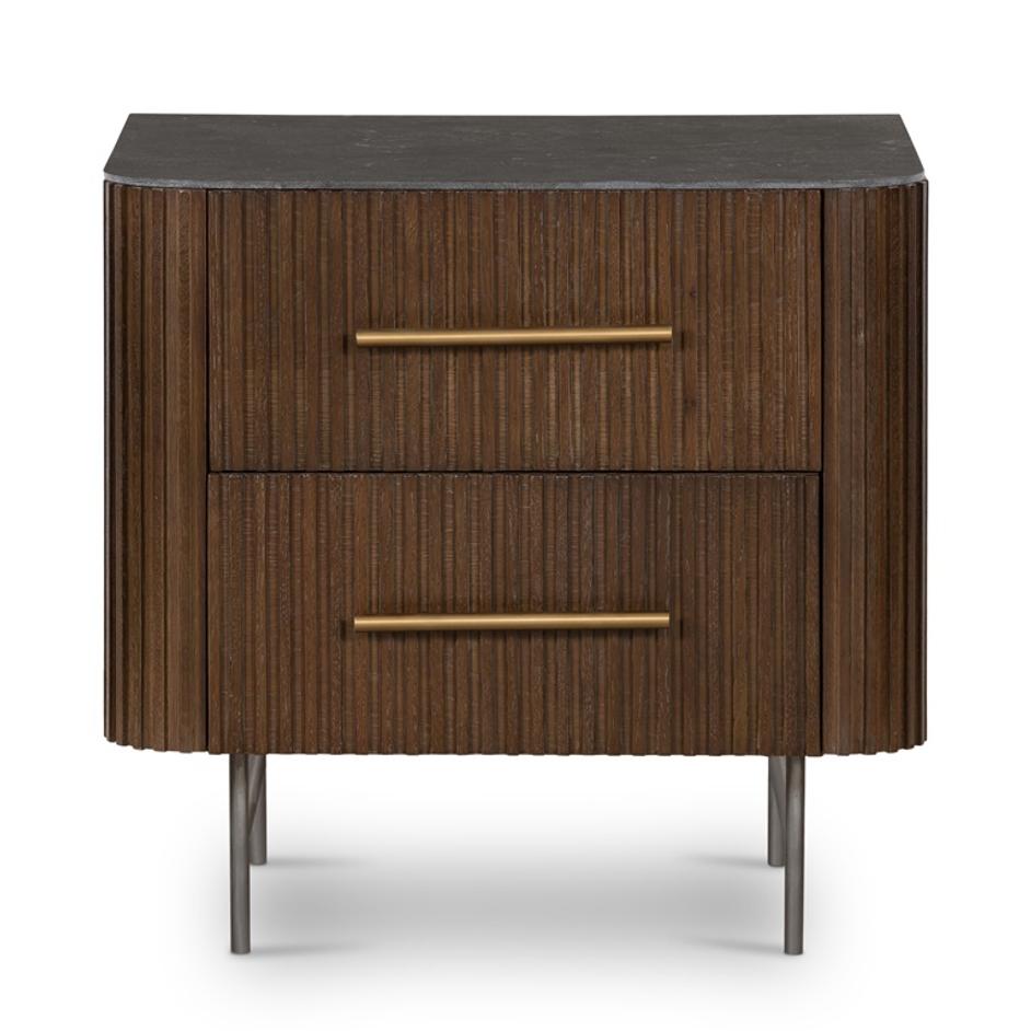 Fletcher Nightstand In Bluestone by FOUR HANDS