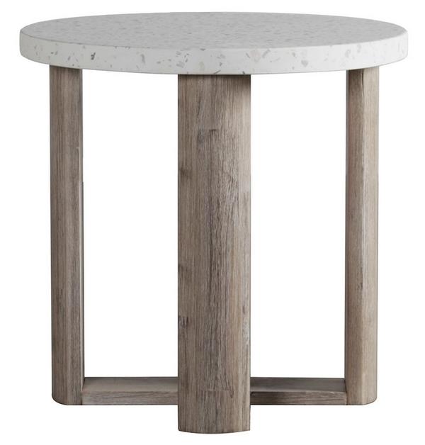 DURANO ROUND END TABLE by Dovetail
