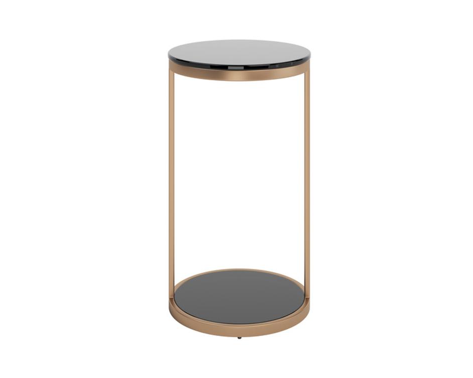 BENJAMIN END TABLE - ANTIQUE BRASS by Sunpan