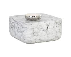 Strut Coffee Table - Marble Look by Sunpan