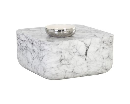 Strut Coffee Table - Marble Look by Sunpan
