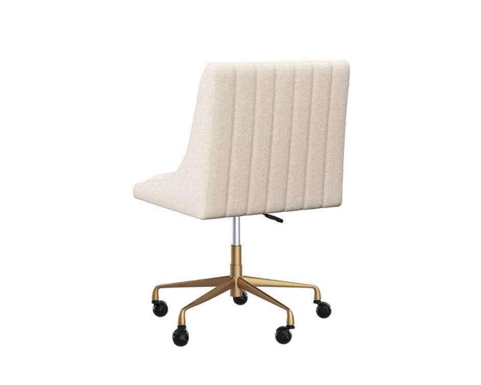 HALDEN OFFICE CHAIR - BEIGE LINEN by Sunpan