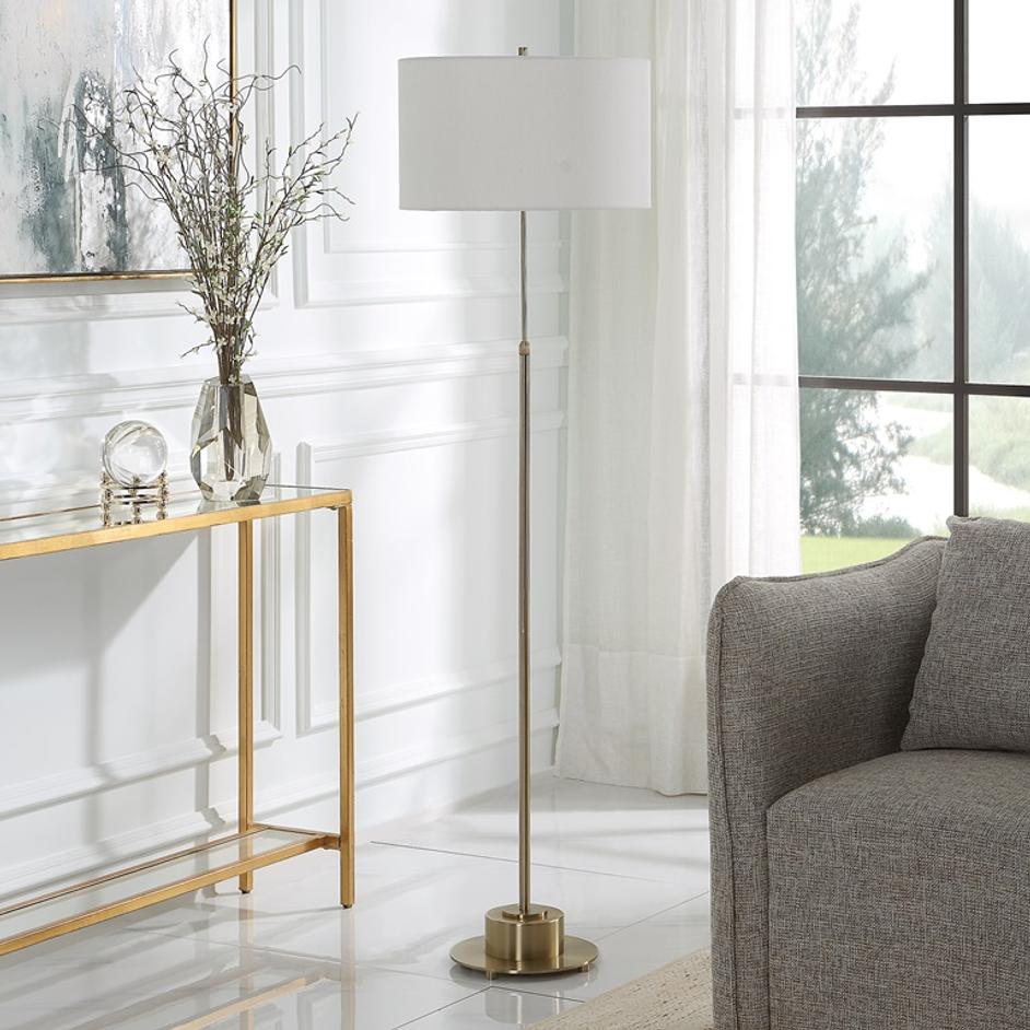 Prominence Brass Floor Lamp by Uttermost