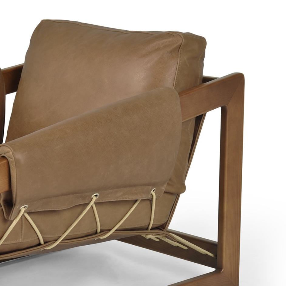 Dustin Chair In Palermo Cognac by FOUR HANDS