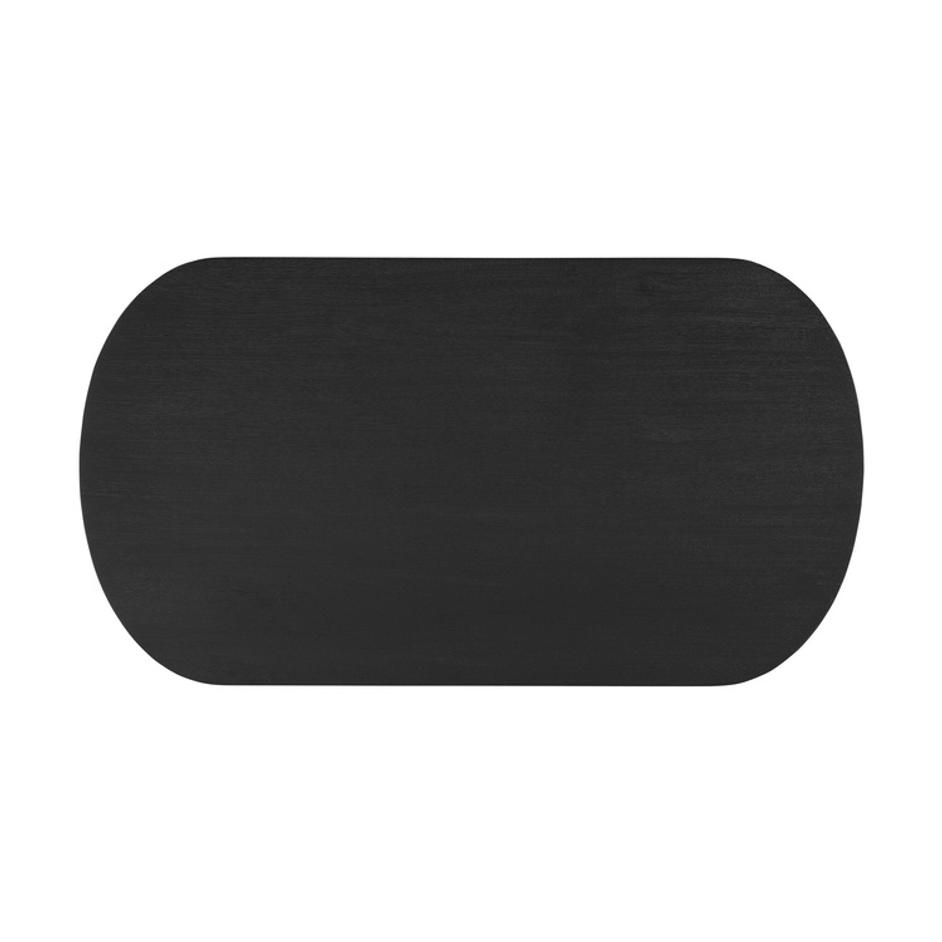 Paden Nightstand - Aged Black Acacia by Four Hands