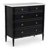 Eleanor 5 Drawer Chest Black by Moes Home