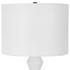 Architect White Table Lamp by Uttermost
