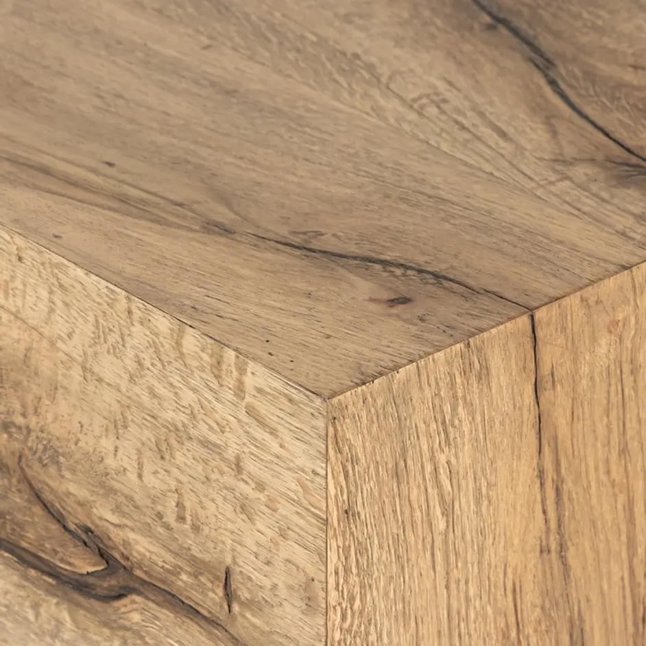 Bingham Console Table - Rustic Oak Veneer by Four Hands