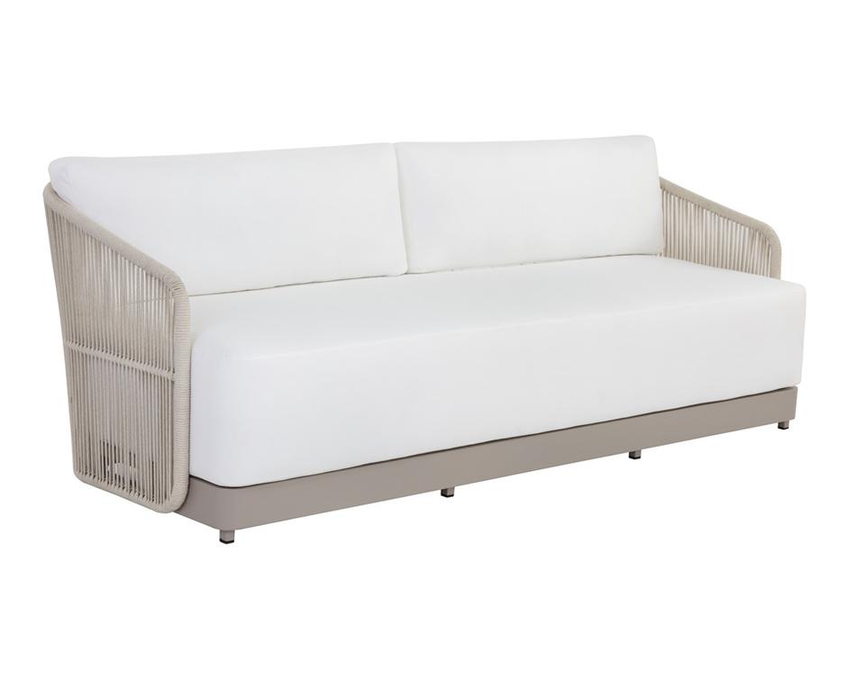 ALLARIZ SOFA - GREIGE - STINSON WHITE by Sunpan