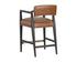 KEAGAN COUNTER STOOL - SHALIMAR TOBACCO LEATHER by Sunpan
