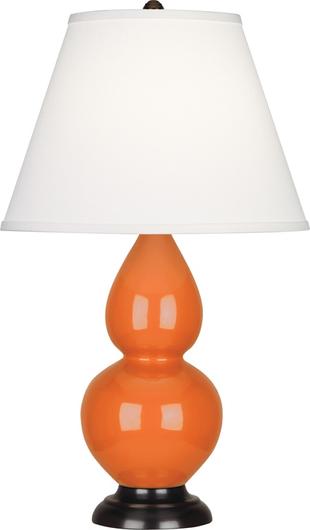 Pumpkin Small Double Gourd Accent Lamp by Robert Abbey