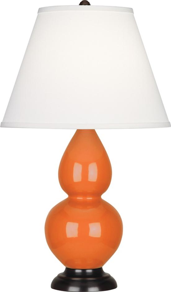 Pumpkin Small Double Gourd Accent Lamp by Robert Abbey