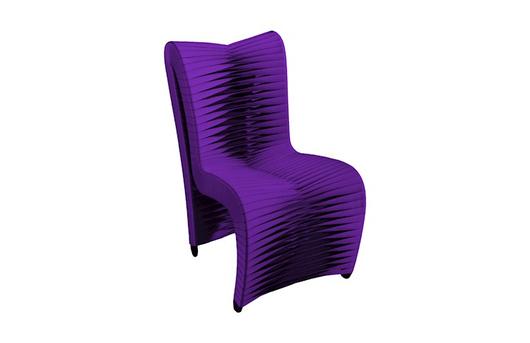 Seat Belt High Back Dining Chair, Purple by PHILLIPS COLLECTION