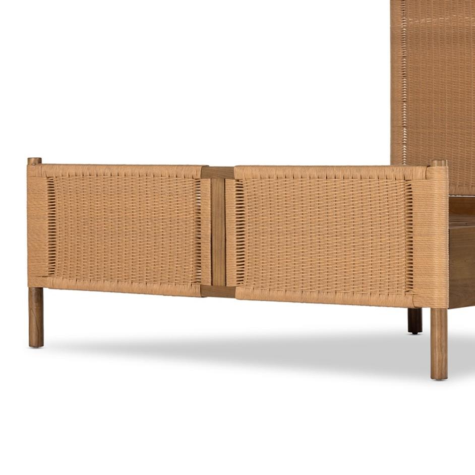 Liza Bed In Toasted Sungkai - King by FOUR HANDS