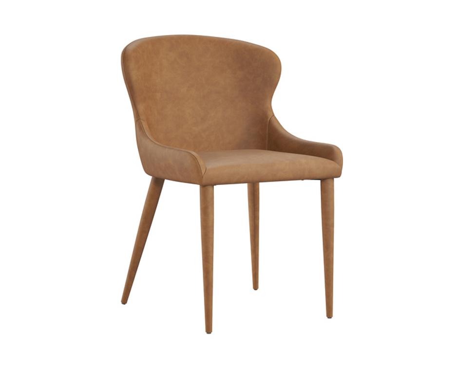 EVORA DINING CHAIR - MILLIKEN COGNAC by Sunpan