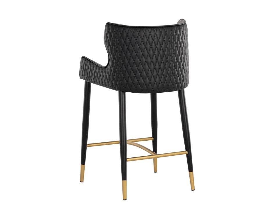 GIANNI COUNTER STOOL - DILLON STRATUS / DILLON BLACK by Sunpan
