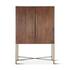 Cosmopolitan Bar Cabinet, Honey Brown by Home Trends & Design