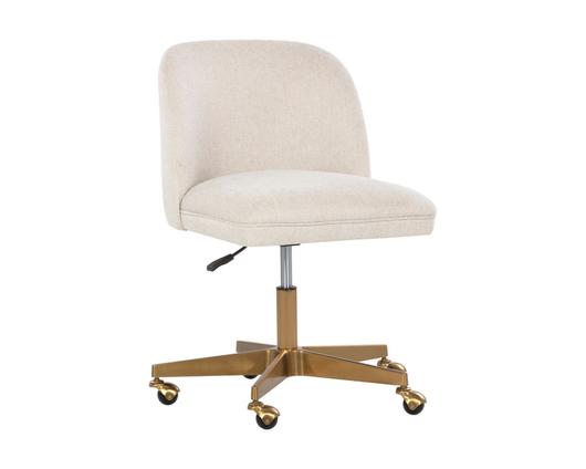 KENNA OFFICE CHAIR - BELFAST OATMEAL by Sunpan