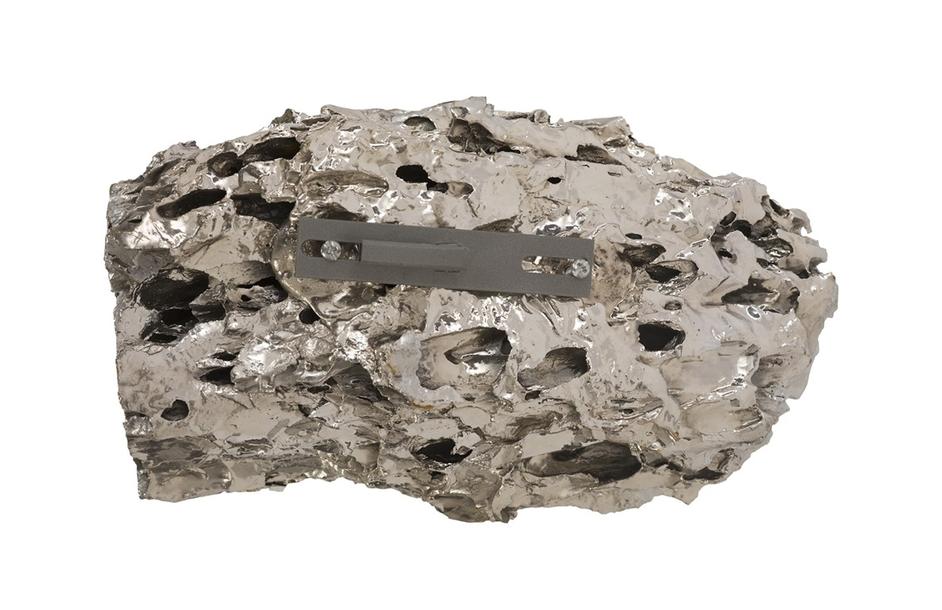 Stalagmite Wall Art Chrome, Set of 3,  Assorted Size and Shape by PHILLIPS COLLECTION