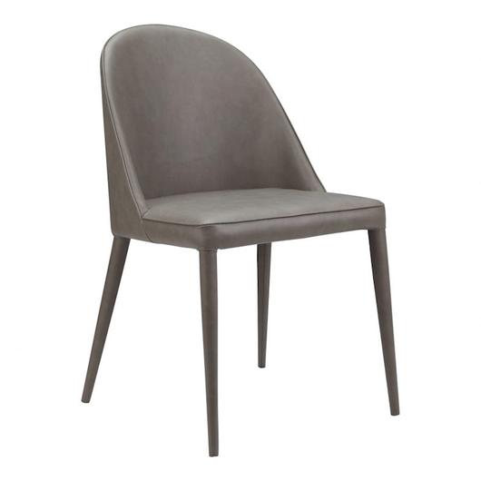 BURTON PU DINING CHAIR GREY by Moes Home
