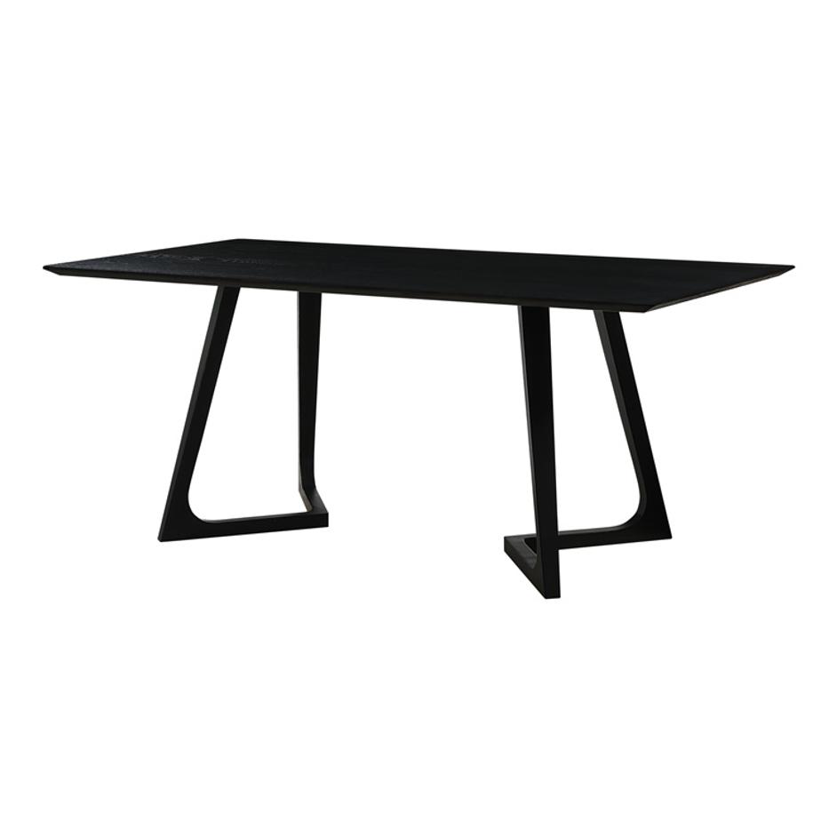 GODENZA DINING TABLE RECTANGULAR BLACK ASH by Moes Home