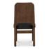 Kerr Dining Chair Walnut Stained Black Vegan Leather-Set Of Two by Moes Home